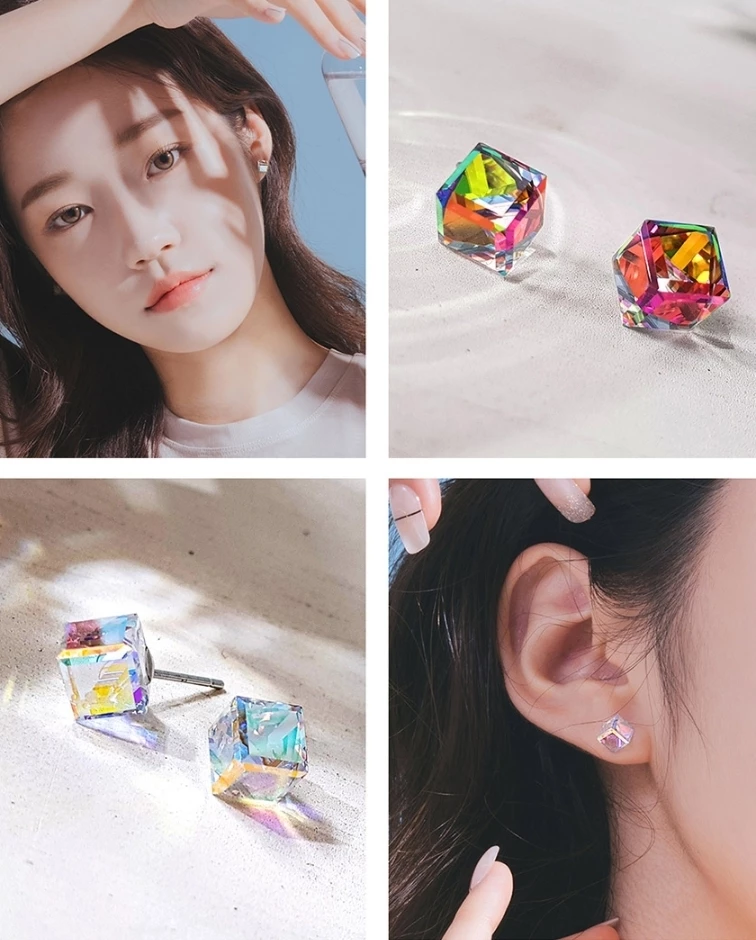 Wing Bling Casual Style Street Style Party Style Elegant Style Earrings For Women Rainbow X One Size 17 Wing Bling Casual Style Street Style Party Style Elegant Style Earrings For Women Rainbow X One Size - Image 15