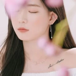 Wing Bling Casual Style Street Style Party Style Elegant Style Earrings For Women Pink (piercing) X One Size -Wing Bling Online Shop org 2414