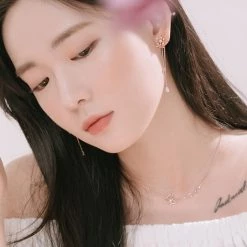 Wing Bling Casual Style Street Style Party Style Elegant Style Earrings For Women Pink (piercing) X One Size -Wing Bling Online Shop org 2417