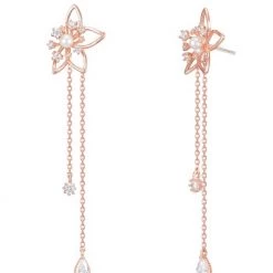 Wing Bling Casual Style Street Style Party Style Elegant Style Earrings For Women Pink (piercing) X One Size -Wing Bling Online Shop org 2419