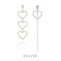 Wing Bling Casual Style Unisex Street Style Elegant Style Earrings For Women Silver X Free -Wing Bling Online Shop org 2449