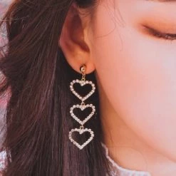 Wing Bling Casual Style Unisex Street Style Elegant Style Earrings For Women Silver X Free -Wing Bling Online Shop org 2455
