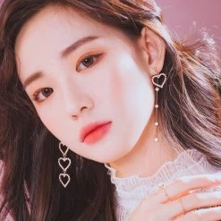 Wing Bling Casual Style Unisex Street Style Elegant Style Earrings For Women Silver X Free -Wing Bling Online Shop org 2459