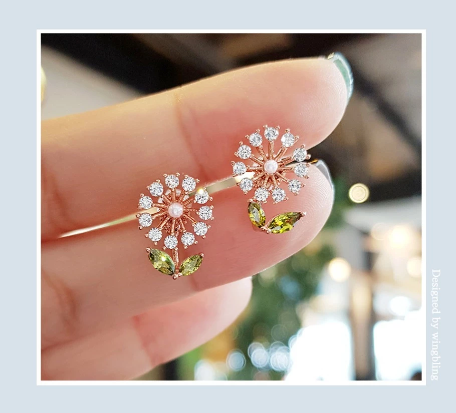 Wing Bling Casual Style Street Style Elegant Style Earrings For Women Pinkgold X One Size 8 Wing Bling Casual Style Street Style Elegant Style Earrings For Women Pinkgold X One Size - Image 6