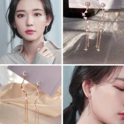 Wing Bling Casual Style Street Style Elegant Style Earrings For Women Gold X One Size -Wing Bling Online Shop org 2488