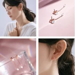 Wing Bling Casual Style Street Style Party Style Elegant Style Earrings For Women Silver X One Size -Wing Bling Online Shop org 2511