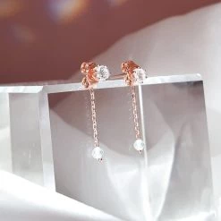 Wing Bling Casual Style Street Style Party Style Elegant Style Earrings For Women Silver X One Size -Wing Bling Online Shop org 2514