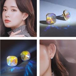 Wing Bling Casual Style Street Style Party Style Elegant Style Earrings For Women Gold X One Size -Wing Bling Online Shop org 2551