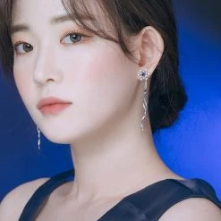 Wing Bling Casual Style Street Style Party Style Elegant Style Earrings For Women Silver (pierce) X One Size -Wing Bling Online Shop org 2567