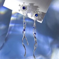 Wing Bling Casual Style Street Style Party Style Elegant Style Earrings For Women Silver (pierce) X One Size -Wing Bling Online Shop org 2577