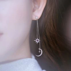 Wing Bling Star Party Style Silver Platinum With Jewels Office Style For Women Pink X One Size -Wing Bling Online Shop org 2587