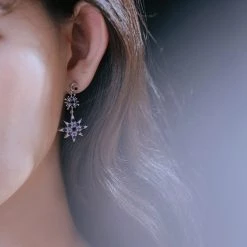 Wing Bling Star Party Style Silver Platinum With Jewels Office Style For Women Gold X One Size -Wing Bling Online Shop org 2598