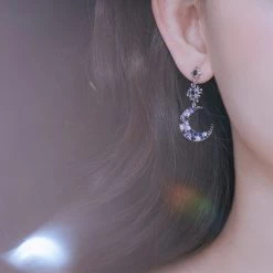 Wing Bling Star Party Style Silver Platinum With Jewels Office Style For Women Gold X One Size -Wing Bling Online Shop org 2601