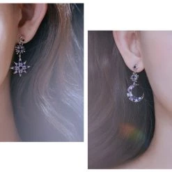 Wing Bling Star Party Style Silver Platinum With Jewels Office Style For Women Gold X One Size -Wing Bling Online Shop org 2603