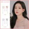 Wing Bling Casual Style Street Style Party Style Elegant Style Earrings For Women Silver Earrings X One Size -Wing Bling Online Shop org 2613