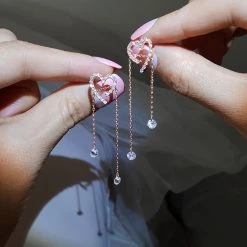 Wing Bling Casual Style Street Style Party Style Elegant Style Earrings For Women Silver Earrings X One Size -Wing Bling Online Shop org 2619