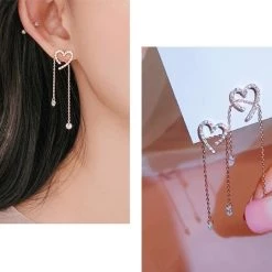 Wing Bling Casual Style Street Style Party Style Elegant Style Earrings For Women Silver Earrings X One Size -Wing Bling Online Shop org 2620