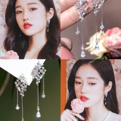 Wing Bling Casual Style Street Style Elegant Style Earrings For Women Silver X One Size -Wing Bling Online Shop org 264