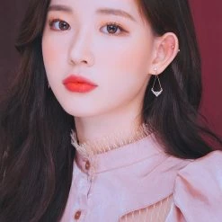 Wing Bling Casual Style Street Style Elegant Style Earrings For Women Pinkgold X One Size -Wing Bling Online Shop org 2672