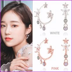 Wing Bling Casual Style Street Style Party Style Elegant Style Earrings For Women White (earrings) X One Size