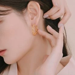 Wing Bling Casual Style Street Style Party Style Elegant Style Earrings For Women Silver X One Size -Wing Bling Online Shop org 2759