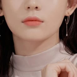 Wing Bling Casual Style Street Style Elegant Style Earrings For Women Silver X One Size -Wing Bling Online Shop org 2786