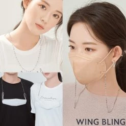 Wing Bling Casual Style Unisex Party Style Silver Office Style For Women Type 01_01.round Chain X One Size