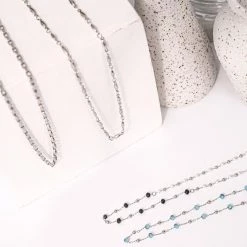 Wing Bling Casual Style Unisex Party Style Silver Office Style For Women Type 01_01.round Chain X One Size -Wing Bling Online Shop org 2818