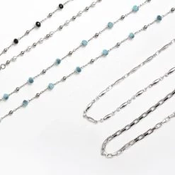 Wing Bling Casual Style Unisex Party Style Silver Office Style For Women Type 01_01.round Chain X One Size -Wing Bling Online Shop org 2824