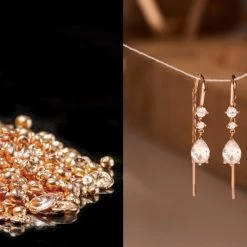 Wing Bling Casual Style Street Style Handmade Party Style Office Style For Women Rose Gold X One Size -Wing Bling Online Shop org 2844