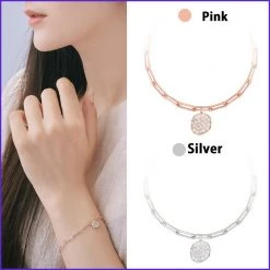 Wing Bling Casual Style Party Style Elegant Style Bracelets For Women Pink X One Size