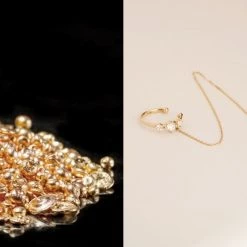 Wing Bling Casual Style Street Style Handmade Party Style Office Style For Women Yellow Gold X One Size -Wing Bling Online Shop org 294