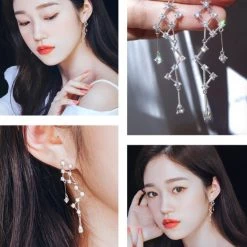 Wing Bling Earrings For Women Gold X Piercing