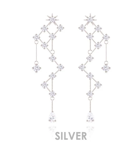 Wing Bling Earrings For Women Gold X Piercing 6 Wing Bling Earrings For Women Gold X Piercing - Image 4