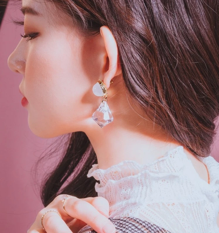 Wing Bling Earrings For Women No Color Specification X Piercing 5 Wing Bling Earrings For Women No Color Specification X Piercing - Image 3