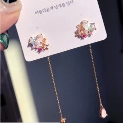 Wing Bling Earrings For Women Pink X Piercing 7 Wing Bling Earrings For Women Pink X Piercing -Wing Bling Online Shop org 3094