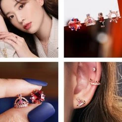 Wing Bling Earrings For Women No Color Specification X Earring