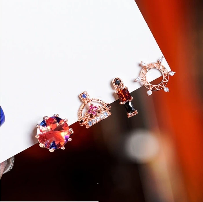 Wing Bling Earrings For Women No Color Specification X Earring 4 Wing Bling Earrings For Women No Color Specification X Earring - Image 2