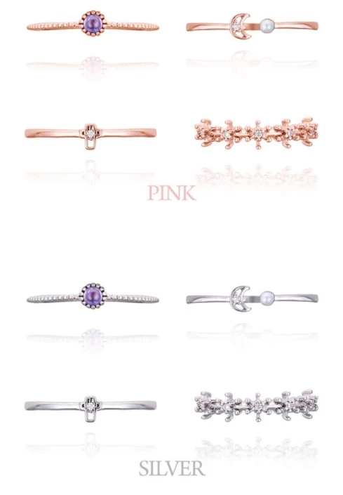 Wing Bling Rings For Women Silver X One Size 5 Wing Bling Rings For Women Silver X One Size - Image 3