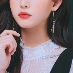 Wing Bling Casual Style Street Style Earrings For Women Pink System X Earrings -Wing Bling Online Shop org 317