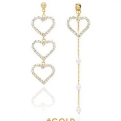 Wing Bling Casual Style Silver Platinum With Jewels Office Style For Women Pink X Piercing -Wing Bling Online Shop org 3304