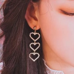 Wing Bling Casual Style Silver Platinum With Jewels Office Style For Women Pink X Piercing -Wing Bling Online Shop org 3309