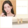 Wing Bling Casual Style Street Style Party Style Elegant Style Earrings For Women Pink X One Size -Wing Bling Online Shop org 3322