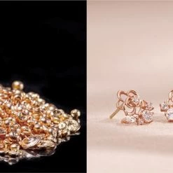 Wing Bling Casual Style Street Style Handmade Party Style Office Style For Women Rose Gold X One Size -Wing Bling Online Shop org 3338