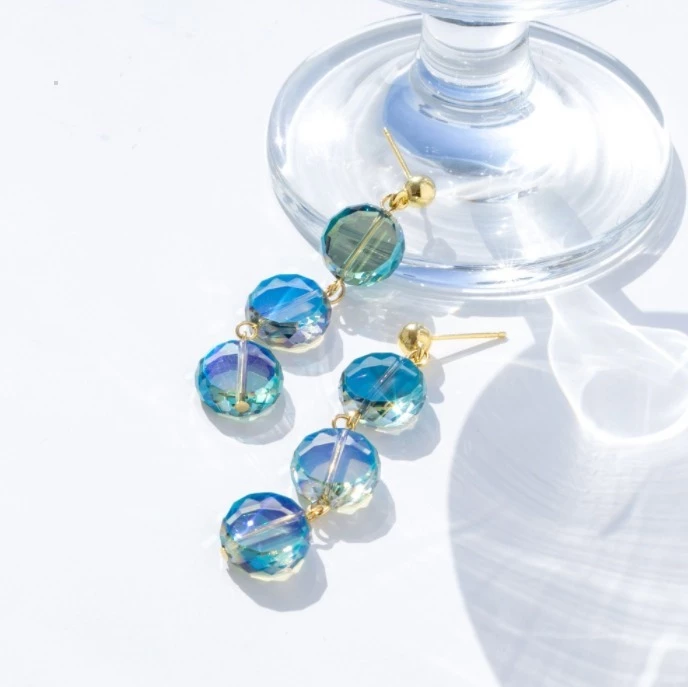 Wing Bling Earrings For Women White X One Size 4 Wing Bling Earrings For Women White X One Size - Image 2