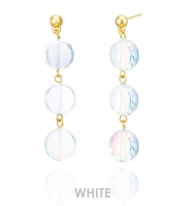 Wing Bling Earrings For Women White X One Size 7 Wing Bling Earrings For Women White X One Size - Image 5