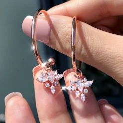 Wing Bling Earrings For Women Gold X Earring -Wing Bling Online Shop org 3451