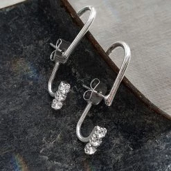 Wing Bling Earrings For Women Silver X One Size 14 Wing Bling Earrings For Women Silver X One Size -Wing Bling Online Shop org 3520