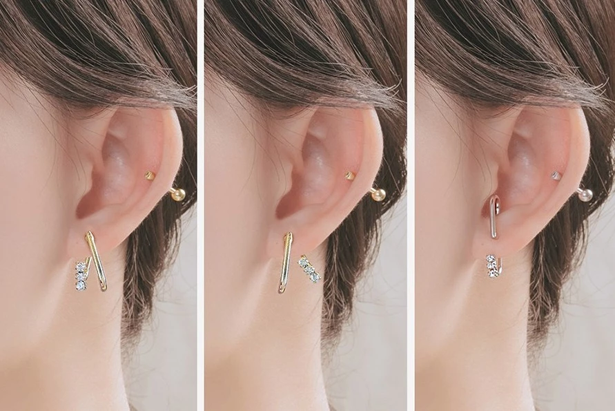 Wing Bling Earrings For Women Silver X One Size 9 Wing Bling Earrings For Women Silver X One Size - Image 7