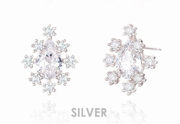 Wing Bling Earrings For Women Silver X One Size 7 Wing Bling Earrings For Women Silver X One Size - Image 5